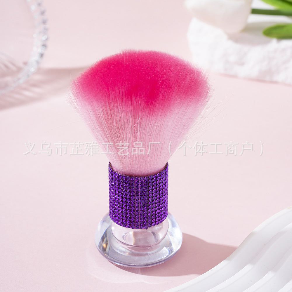 Wholesale Diamond mushroom head loose powder brush makeup brush cleaning brush tool blush brush nail art dust brush